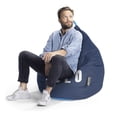 thumbnail image 2 of Gouchee Home Yolo Navy Bean Bag Chair – Water-Repellent Oxford Polyester with Polystyrene Bead Filling, Suitable for Adults and Teens, Lightweight & Portable Seating for Dorm, Living Room or Playroom, 2 of 6
