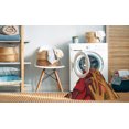 thumbnail image 2 of Ahgly Company Tapis d'Intérieur Lavable à la Machine, Carré, Transitionnel, Orange, Tapis de Zone, 4 Pieds Carré, 2 of 7