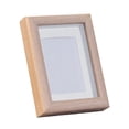 thumbnail image 2 of COFEST 7x5 Picture Frame Display Pictures with Mat Or without Mat Wall Hanging Photo Frame for Wall Mounting Display Photo Frames Khaki, 2 of 6
