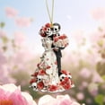 thumbnail image 4 of Hanging Car Accessories,Skull Car Accessories Skeleton Couple Pendant Keychain Car Accessories Backpack Small Pendant Keychains for Backpacks, 4 of 7