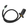 thumbnail image 4 of Trailer Brake Light Control Cord, Trailer Connector Cable Stable Performance Wear Resistant 0.9m 7 Way Round To 4 Way Flat  For Semi Trailers, 4 of 8