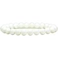 thumbnail image 1 of Bracelet Extensible Unisexe en Perles Rondes 8 mm en Coquille de Tridacna Naturelle, 1 of 5
