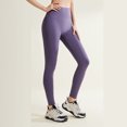 thumbnail image 2 of Plebaso Leggings Taille Haute pour Femmes, Extensibles, de Compression, Pantalons de Yoga d'Entraînement pour la Course, le Gym, Athlétiques, 2 of 6
