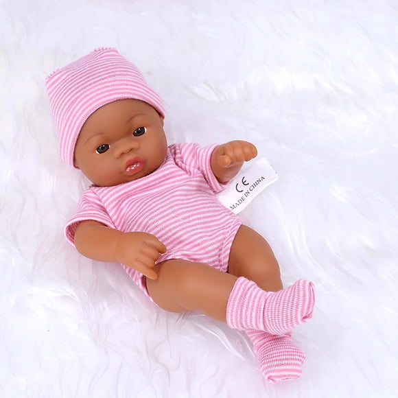 EGNMCR Room Decor, Home Decor, Wall Decor 7.87 Inch Soft Newborn Baby Dolls Vinyl Baby Dolls With Clothes Set Including Pacifier Realistic Doll Look Real Doll Doll