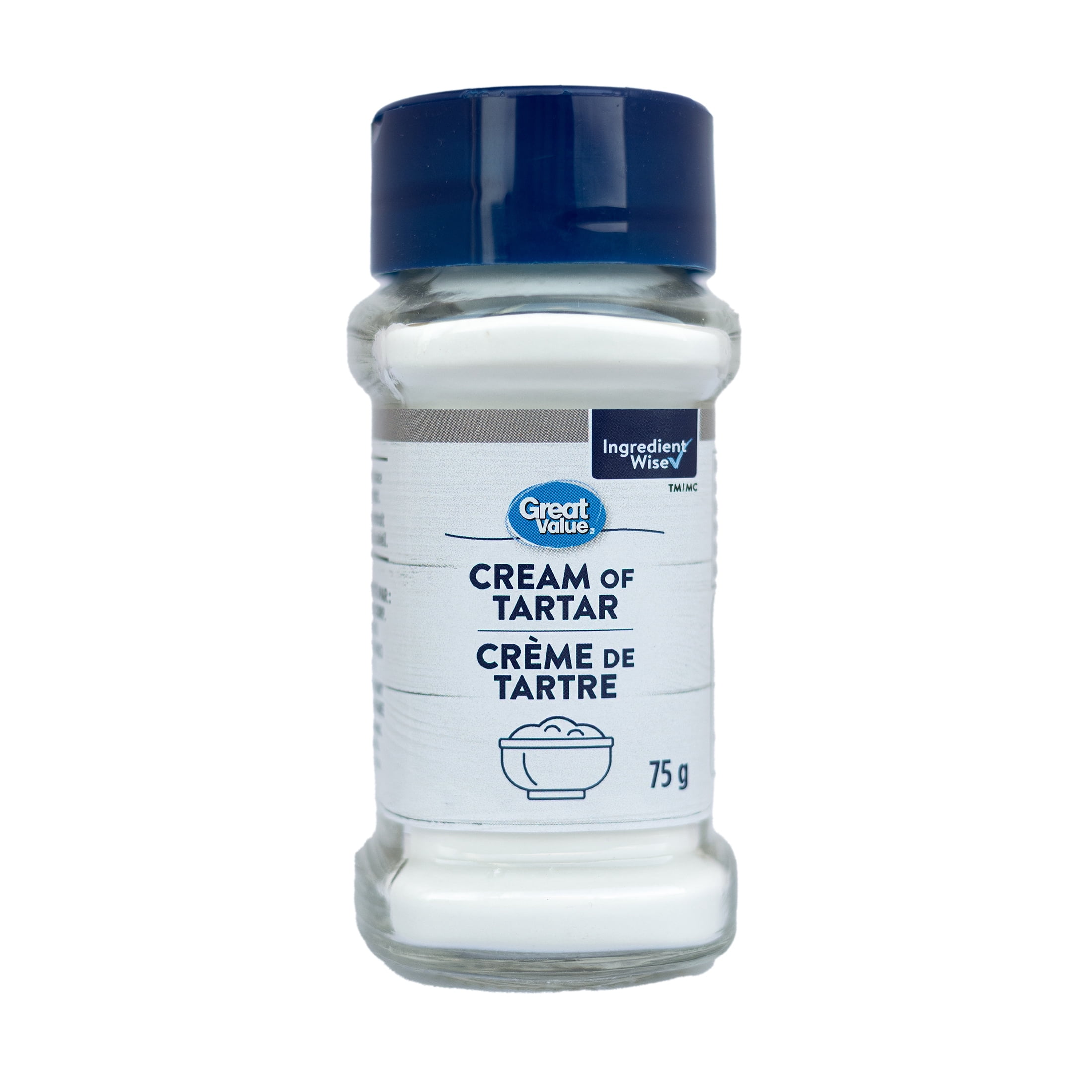Great Value Crème de tartre, poudre à lever, 75g