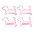 thumbnail image 2 of 100pcs Chien en Forme de Trombones Glissent Résistance Exquis Mignon Trombones pour le Bureau de l'École Rose, 2 of 14