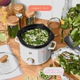 thumbnail image 5 of Drew Barrymore 2-Pack 2Qt Slow Cooker Set in Thyme and White Icing, 5 of 5