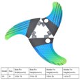 thumbnail image 4 of Surfboard Tail Fin, 2PCS Side Fin+1PCS Middle Fin Fiberglass Surfboard Fin, Sturdy And Durable For Surfboard Paddle Board Seabeach Vacation Hollow Wave, 4 of 8