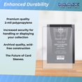 thumbnail image 5 of Max Protection Notched Penny Sleeves - Archival-Safe, Acid-Free Soft Sleeves for Crystal Clear Vintage/Modern Sports Cards - Thick Card Sleeves for Trading/Patch Cards - Prevent Corner Dings, 10000 ct, 5 of 5