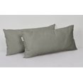 thumbnail image 3 of Vargottam Indoor/Outdoor Polyester Fabric Lumbar Pillow With Insert, All-Weather Waterproof Decorative Throw Pillow for Patio Furniture-Set of 2 - Gray, 3 of 7