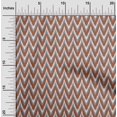 thumbnail image 1 of oneOone Viscose Chiffon Fabric Chevron Ikat Print Fabric By The Yard 42 Inch Wide, 1 of 4