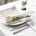thumbnail image 1 of Cutlery Set, Kit Fork and Spoon, Solid Round Handle, 5-Piece Kitchen Dining Utensils, Ergonomic Design, Durable Construction, Easy Clean, 1 of 6