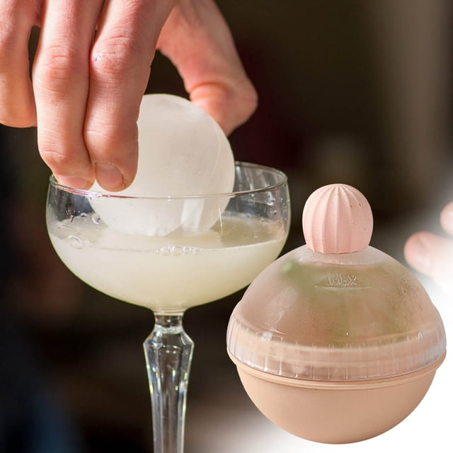 Amzcrzy Ice Cube Tray Ice Container Big Ice Container Manufacturing Spherical Ice Block Ice Household Food Grade Ice Box Container Ice Lattice Apartment Essentials Ice Tray