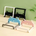 thumbnail image 4 of 1 Set Wash Basin Rack Good Load Bearing Easy Access Trace-less Punch-free Foldable Animal Washbasin Stand Bathroom Supply, 4 of 12