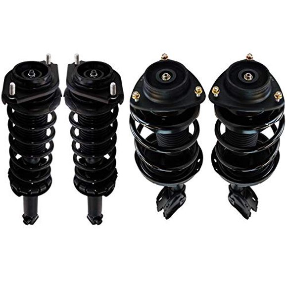 Strut and Coil Spring Assembly Set 4 Piece Set - Compatible with 2009-2013 Subaru Forester