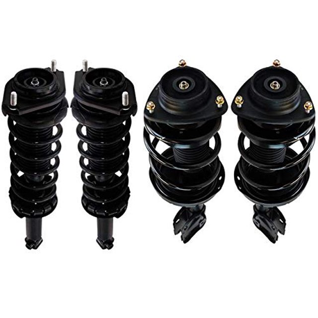 Strut and Coil Spring Assembly Set 4 Piece Set - Compatible with 2009-2013 Subaru Forester