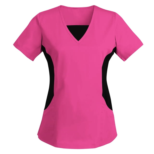 Personalized Customizable Embroidered Women's Scrub Top