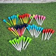 thumbnail image 3 of FLAMEEN 50PCS 83mm Coloré Silicone Souple Plastique Durable Double Couche Protection de l'Environnement Tee de Golf Non Toxique, Tee de Golf Doux, Tee de Golf en Silicone, 3 of 8