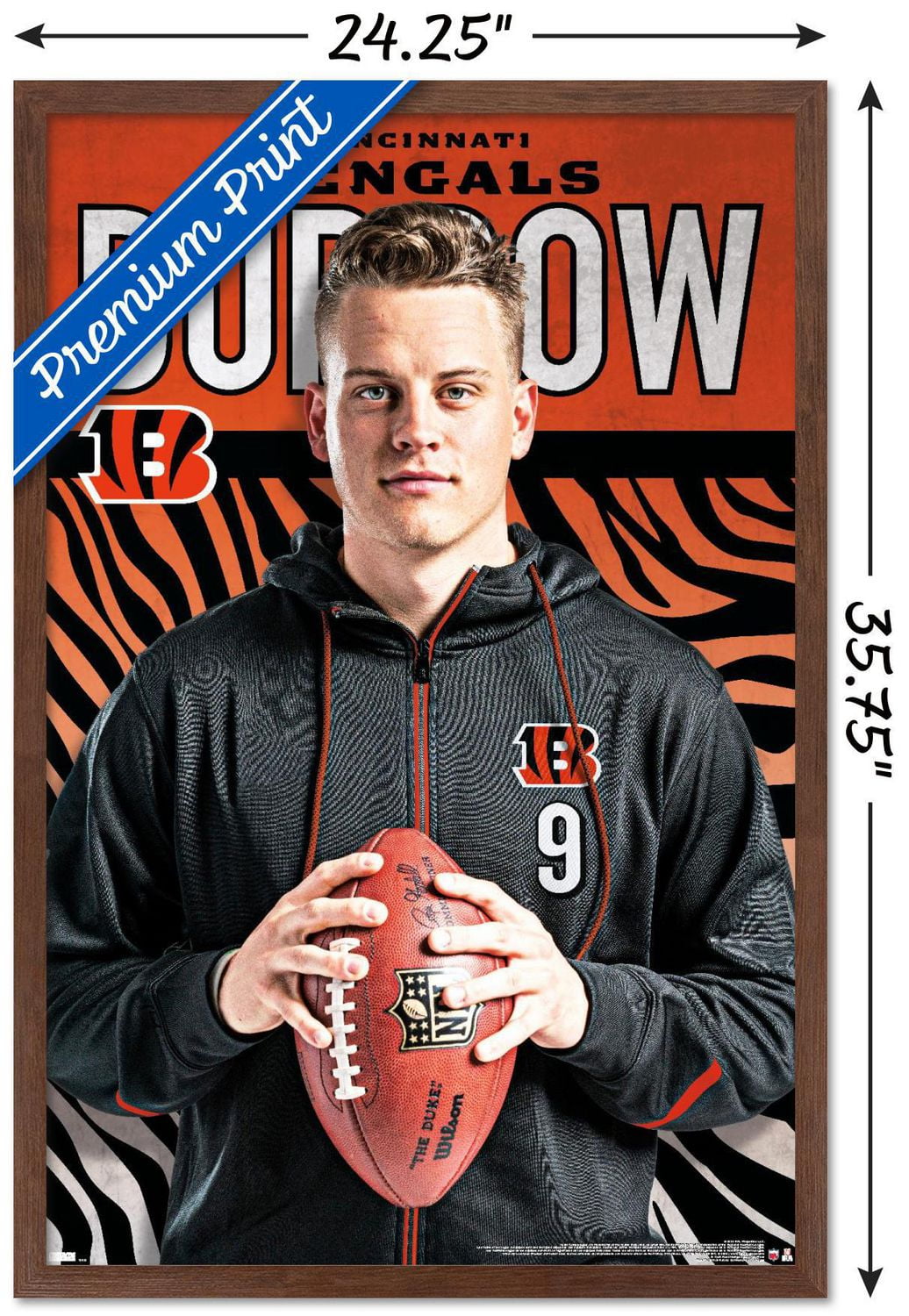NFL Cincinnati Bengals - Joe Burrow Pose 20 Wall Poster