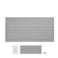 thumbnail image 1 of KFFKFF Slat Wall Paneling, 8 x 4 ft, PVC Garage Slatwall with Accessories, Grey Slat Wall Easy-to-Install Adjustable Slatwall Panel with Coupling Structure & DIY Cutting, 1 of 9