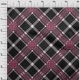 thumbnail image 2 of oneOone Viscose Jersey Fabric Tartan Check Print Fabric BTY 60 Inch Wide, 2 of 4