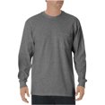 thumbnail image 1 of Dickies Mens Long-Sleeve Heavyweight Crew-Neck T-Shirt, L, Heather Gray, 1 of 1