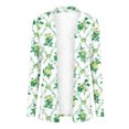 thumbnail image 4 of Cardigans d'Été pour Femmes Cardigan à la Mode à Manches Longues à Imprimé Floral Veste Haut Cardigan Léger en Liquidation, 4 of 6