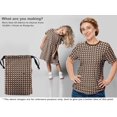 thumbnail image 5 of oneOone Polyester Spandex Brown Fabric Geometric Sewing Material Print Fabric By The Yard 56 Inch Wide, 5 of 5