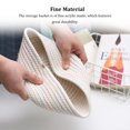thumbnail image 3 of ziyahi 3 Pieces/Set Storage Basket Washable Cotton Basket Replacing Baskets Braided Replacement Living Room Sundries Makeup Container Organizer White, 3 of 9