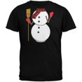 thumbnail image 1 of Snowman Body Costume Black Adult T-Shirt, 1 of 1