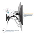 thumbnail image 5 of North Bayou 17"-27" Gas-Strut Monitor Wall Mount - F120-S, Silver, 5 of 5