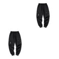 thumbnail image 2 of kurtrusly 1/2/3 Comfortable And Stylish Pants For Men - Everyday Essential Wide Application 603black S 2PCS, 2 of 6