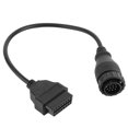 thumbnail image 1 of Cable Diagnostic Tool, Practical 14 Pin To 16 Pin Diagnostic Cable, Convenient Diagnostic Cable,  Black Plastic for Car, 1 of 7