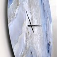 thumbnail image 2 of Designart Fond de pierre d'agate horloge murale, 2 of 4