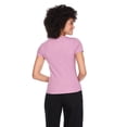 thumbnail image 3 of George Women's Rib Crew-Neck T-Shirt, 3 of 6