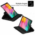 thumbnail image 5 of Supershield Case Samsung Galaxy Tab S9 Ultra Case 360 Rotating Smart Leather Stand Cover - Black, 5 of 5
