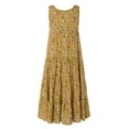 thumbnail image 3 of Babysbule Liquidation Robes d'Été pour Femmes, Robe Longue Maxi Décontractée Ample Sans Manches à Imprimé Floral en Lin pour Femmes Grande Taille au Quotidien, 3 of 9