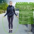 thumbnail image 3 of Honor Athletics 2.0 Beaded Jump Rope - Adjustable with Unbreakable Handles & Shatterproof Beads for Enhanced Fitness Training (Neon Green), 3 of 6
