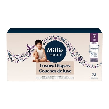 Couches de Luxe de Millie Moon, Taille 7, 72 unités