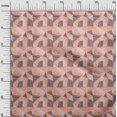 thumbnail image 3 of oneOone Silk Tabby Orange Fabric Tribal Sewing Material Print Fabric By The Yard 42 Inch Wide, 3 of 4