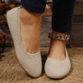 thumbnail image 4 of B91xZ Mocassins pour Femmes Confortables et Légers, Beige 6.5, 4 of 5