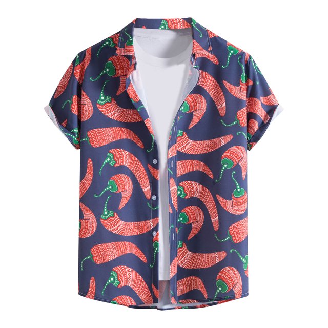 Cameland Chemise Décontractée à Manches Courtes pour Homme Style Hawaïen de Vacances Blouse T-Shirt