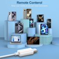 thumbnail image 2 of Metal earphones  USB-C(TYPE-C) Wired  Earbuds for iPad Pro iPhone 15/16/17 Series, Hi-Fi Stereo Sound with Mic Volume Control, Universal Android Compatible, 2 of 7