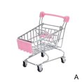 thumbnail image 1 of Jeu de Rôle pour Enfants Mini Chariot de Courses en Métal et Panier Supermarché B6N6, 1 of 1