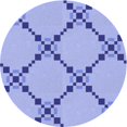 thumbnail image 1 of Ahgly Tapis Rond Lavable en Machine Intérieur Transitionnel Bleu Pastel, 7 Pieds Rond, 1 of 7