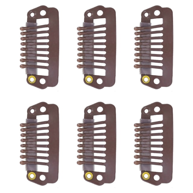 Clips, Différents Clips d'Utilisation Snap Peigne Matériau Durable pour Femme pour Marron Berline