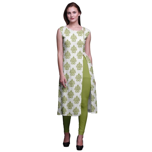 Bimba Kurta Imprimée Tenue d'Été Kurti pour Dames Tunique Droite Hauts Femmes