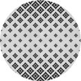 thumbnail image 1 of Ahgly Company Machine Washable Indoor Round Transitional Platinum Gray Area Rugs, 8' Round, 1 of 7