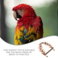 thumbnail image 4 of Cuttlebone Teething Toy Parrot Nibbling Toy Parrot Swing Toy Cage Bird Playing Toy, 4 of 9