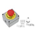 thumbnail image 2 of Boîte à Boutons Interrupteur, 1 Bouton Panneau Rouge Commande d'Arrêt d'Urgence Boîte IP66 Étanche à la Poussière, 1 Bouton d'Arrêt d'Urgence, Normalement Fermé, 2 of 8